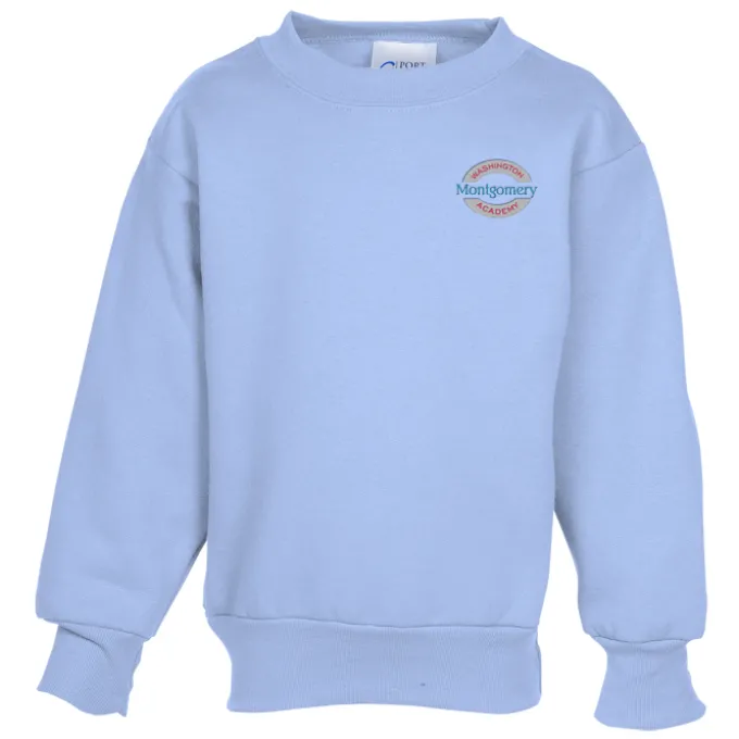Fashion Crewneck Sweatshirt – Youth – Embroidered