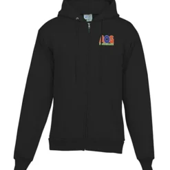 Fashion Full-Zip Hooded Sweatshirt - Men's - Embroidered