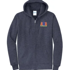 Fashion Full-Zip Hooded Sweatshirt - Men's - Embroidered