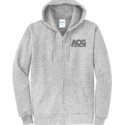 Fashion Full-Zip Hooded Sweatshirt - Men's - Screen