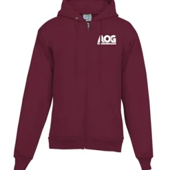 Fashion Full-Zip Hooded Sweatshirt - Men's - Screen