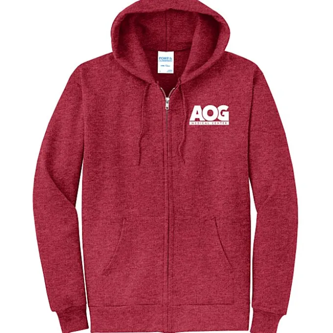 Fashion Full-Zip Hooded Sweatshirt - Men's - Screen