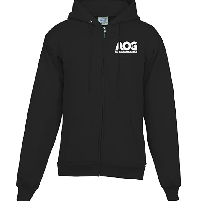 Fashion Full-Zip Hooded Sweatshirt - Men's - Screen
