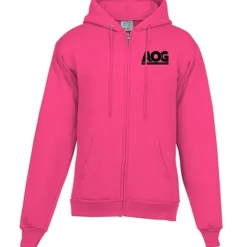 Fashion Full-Zip Hooded Sweatshirt - Men's - Screen