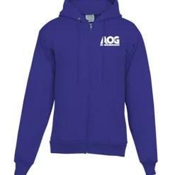 Fashion Full-Zip Hooded Sweatshirt - Men's - Screen
