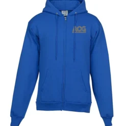 Fashion Full-Zip Hooded Sweatshirt - Men's - Screen