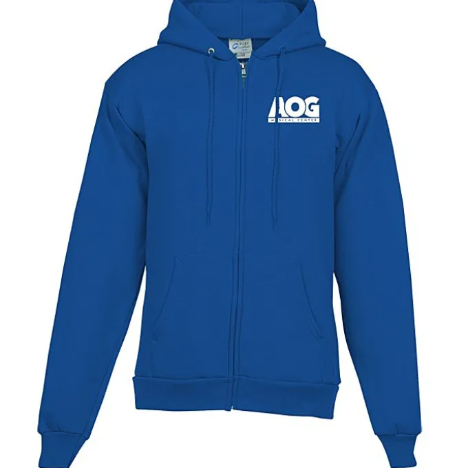 Fashion Full-Zip Hooded Sweatshirt - Men's - Screen