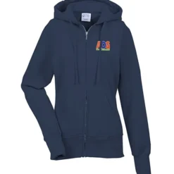 Fashion Full-Zip Hooded Sweatshirt - Ladies' - Embroidered