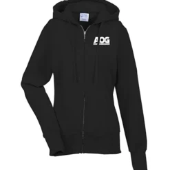 Fashion Full-Zip Hooded Sweatshirt - Ladies' - Screen