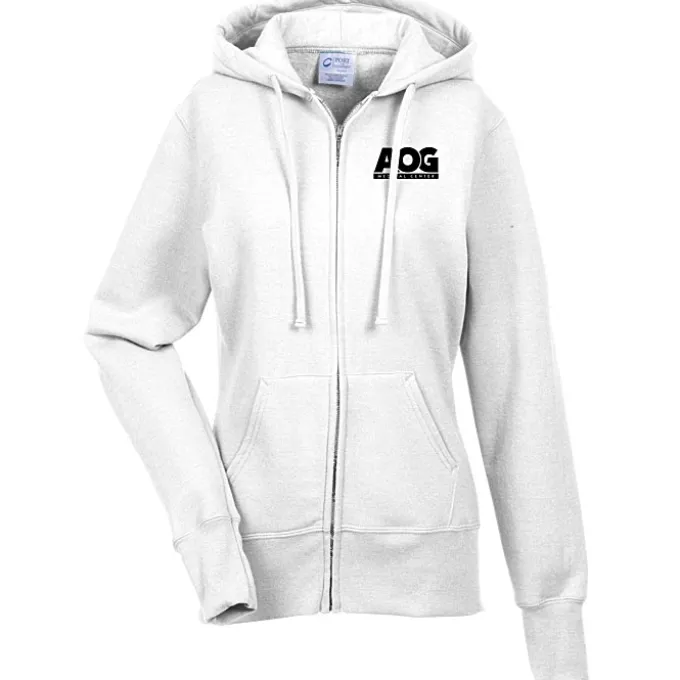Fashion Full-Zip Hooded Sweatshirt - Ladies' - Screen