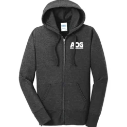 Fashion Full-Zip Hooded Sweatshirt - Ladies' - Screen