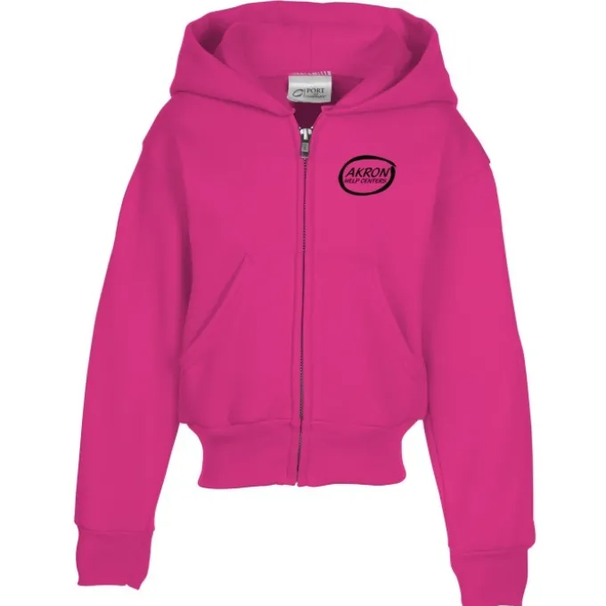 Fashion Full-Zip Hooded Sweatshirt – Youth – Screen