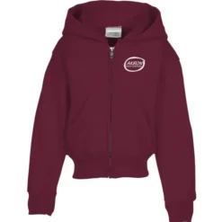 Fashion Full-Zip Hooded Sweatshirt – Youth – Screen