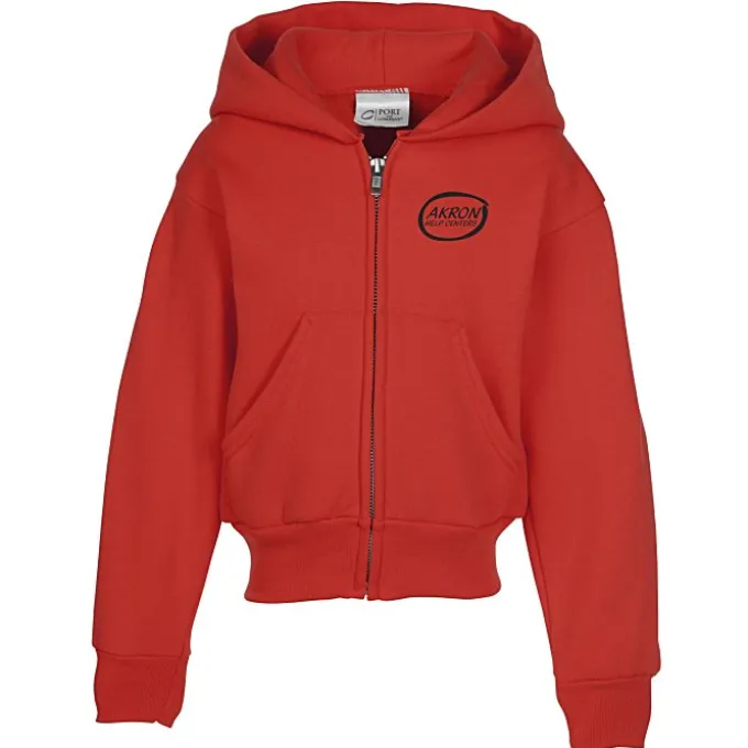 Fashion Full-Zip Hooded Sweatshirt – Youth – Screen