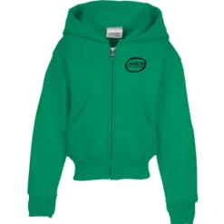 Fashion Full-Zip Hooded Sweatshirt – Youth – Screen