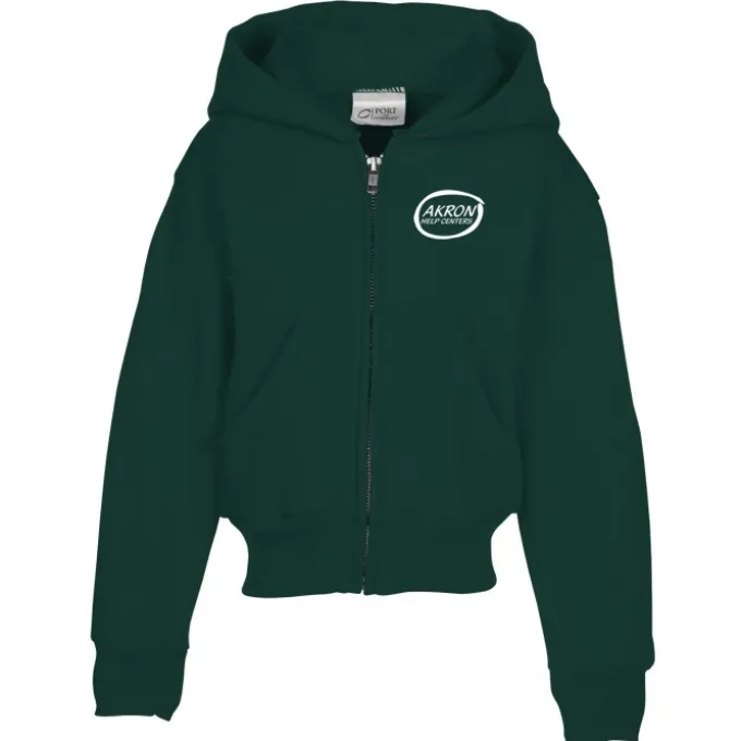 Fashion Full-Zip Hooded Sweatshirt – Youth – Screen