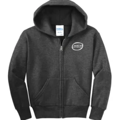 Fashion Full-Zip Hooded Sweatshirt – Youth – Screen