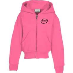 Fashion Full-Zip Hooded Sweatshirt – Youth – Screen