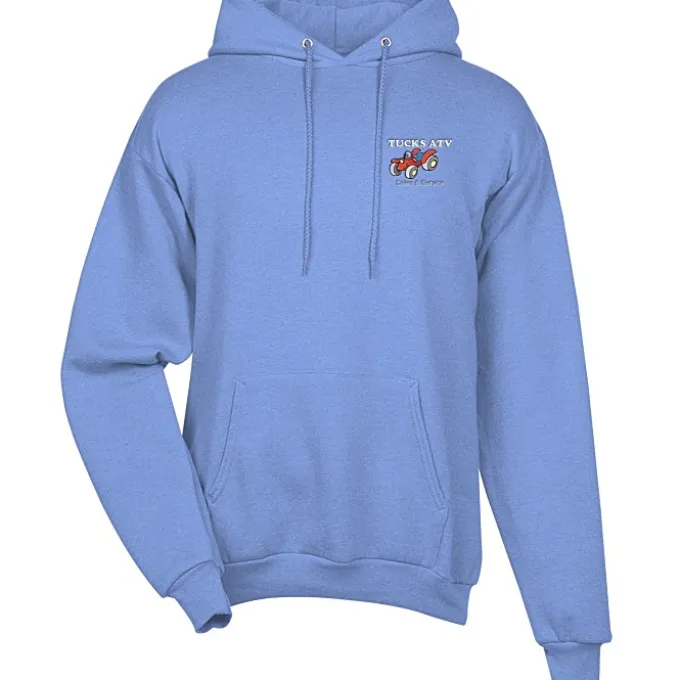 Fashion Pullover Hooded Sweatshirt - Men's - Embroidered