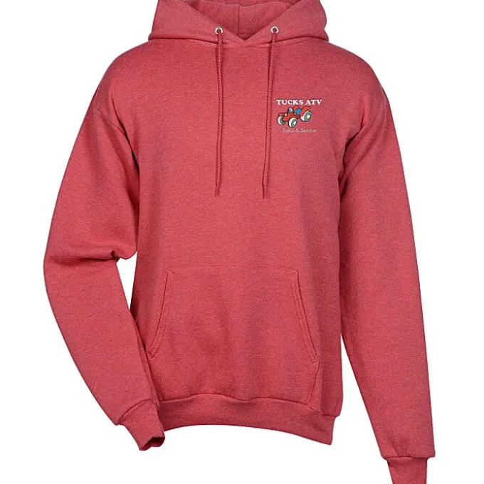 Fashion Pullover Hooded Sweatshirt - Men's - Embroidered