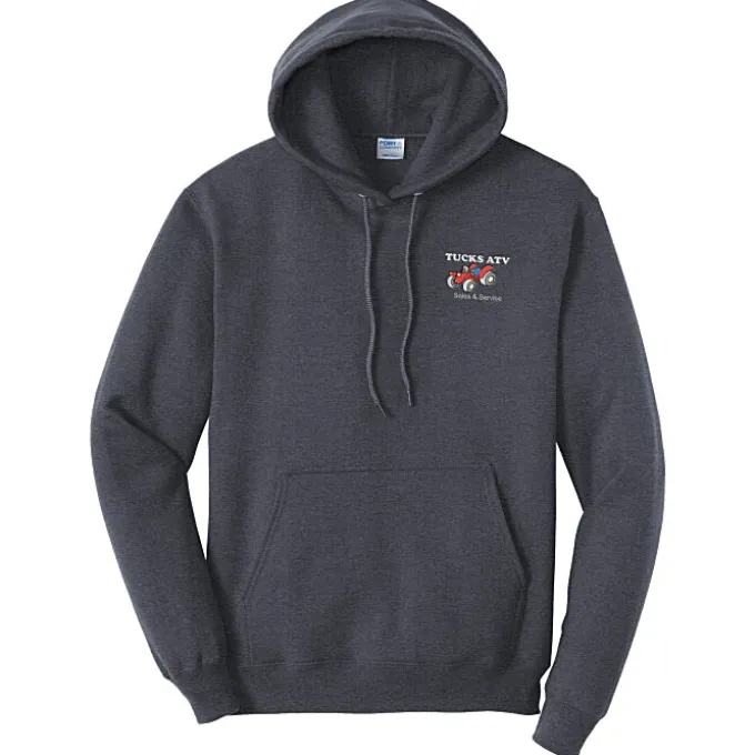 Fashion Pullover Hooded Sweatshirt - Men's - Embroidered