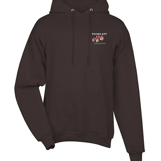 Fashion Pullover Hooded Sweatshirt - Men's - Embroidered