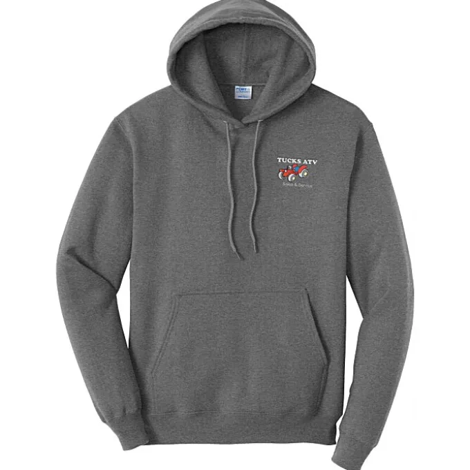 Fashion Pullover Hooded Sweatshirt - Men's - Embroidered