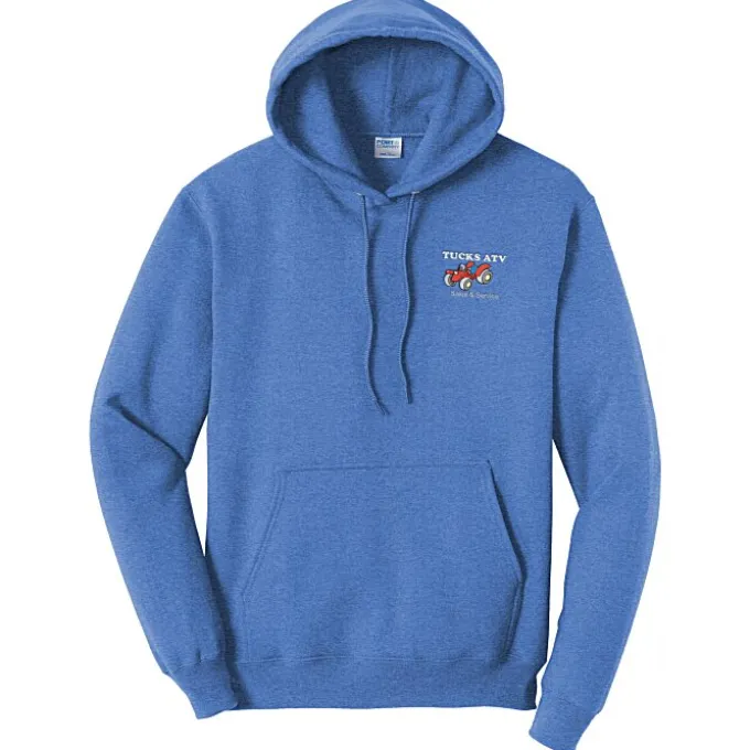 Fashion Pullover Hooded Sweatshirt - Men's - Embroidered