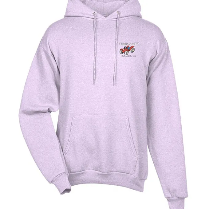 Fashion Pullover Hooded Sweatshirt - Men's - Embroidered