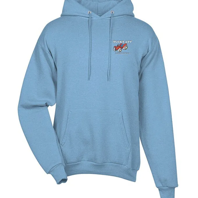 Fashion Pullover Hooded Sweatshirt - Men's - Embroidered