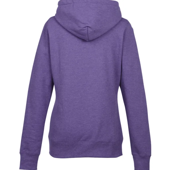 Fashion Pullover Hooded Sweatshirt - Ladies' - Embroidered