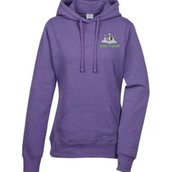 Fashion Pullover Hooded Sweatshirt - Ladies' - Embroidered