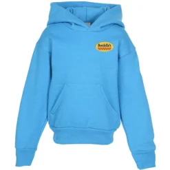 Fashion Pullover Hooded Sweatshirt – Youth – Embroidered