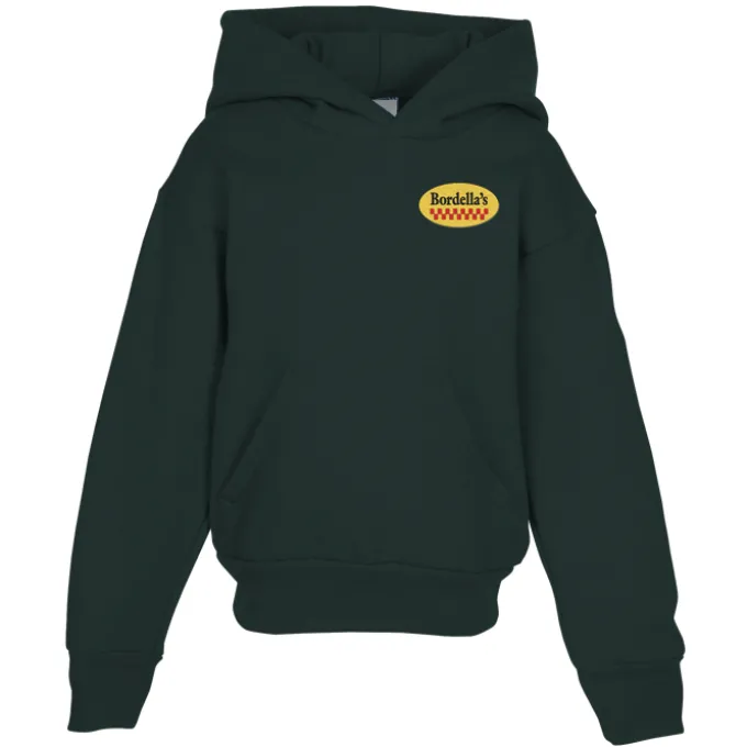 Fashion Pullover Hooded Sweatshirt – Youth – Embroidered