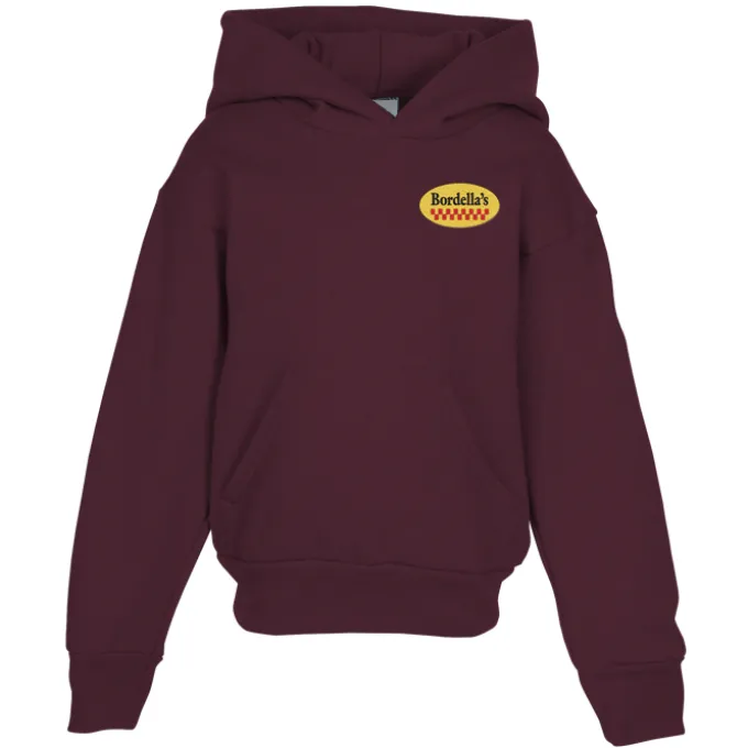 Fashion Pullover Hooded Sweatshirt – Youth – Embroidered