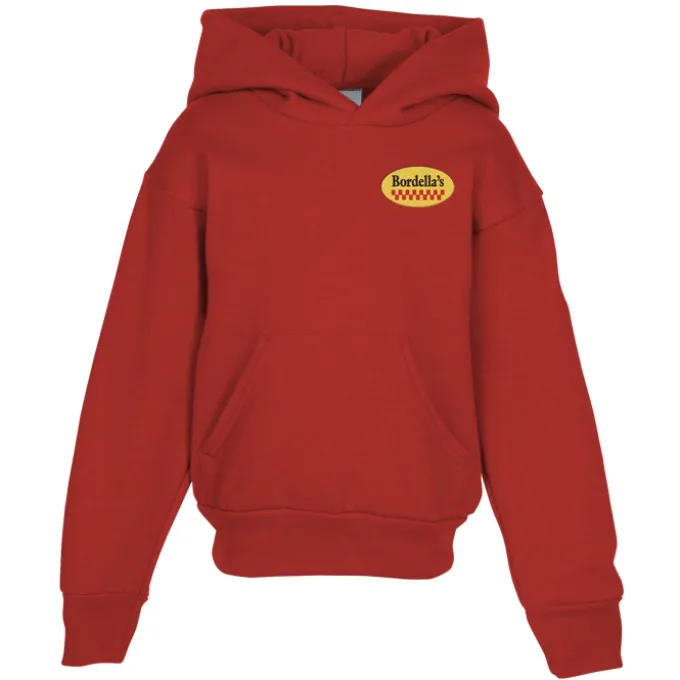 Fashion Pullover Hooded Sweatshirt – Youth – Embroidered
