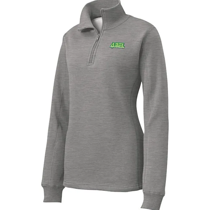 Feminine Fit 1/4-Zip Sweatshirt - Ladies' - Embroidered