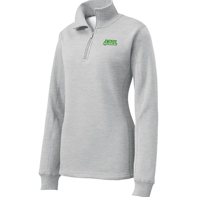 Feminine Fit 1/4-Zip Sweatshirt - Ladies' - Embroidered