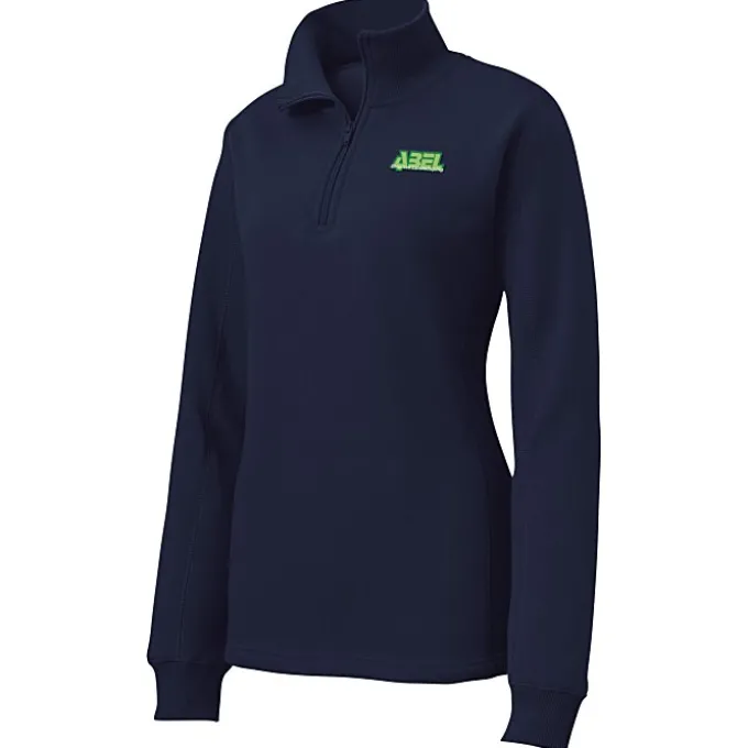 Feminine Fit 1/4-Zip Sweatshirt - Ladies' - Embroidered