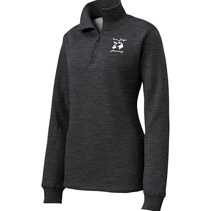 Feminine Fit 1/4-Zip Sweatshirt - Ladies' - Screen