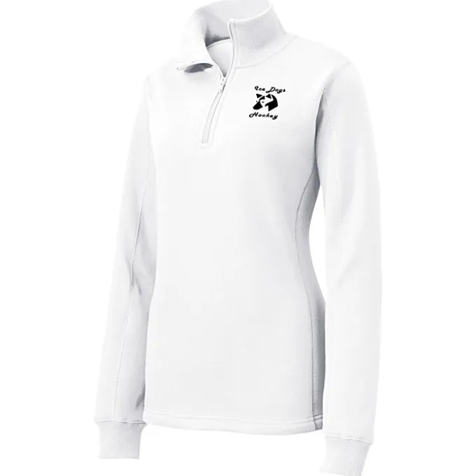 Feminine Fit 1/4-Zip Sweatshirt - Ladies' - Screen