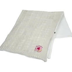 Field & Co. Cable Knit Sherpa Blanket