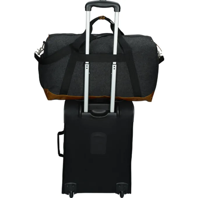 Field & Co. Campster Wool 22-inch Duffel Bag - Embroidered