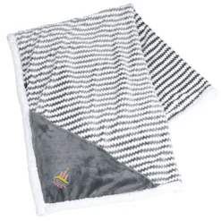 Field & Co. Chevron Striped Sherpa Blanket
