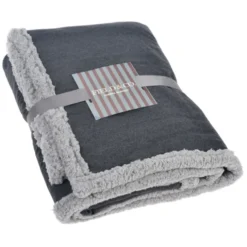 Field & Co. Oversized Wool Sherpa Blanket