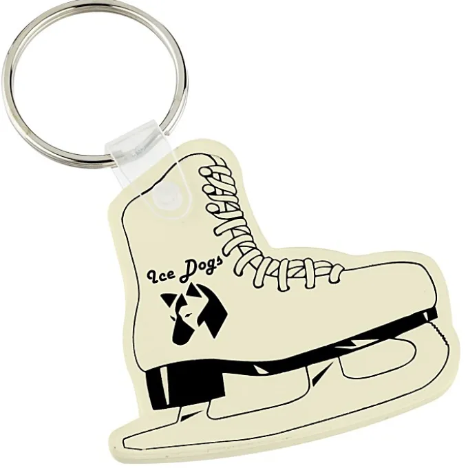 Figure Skate Soft Keychain - Opaque