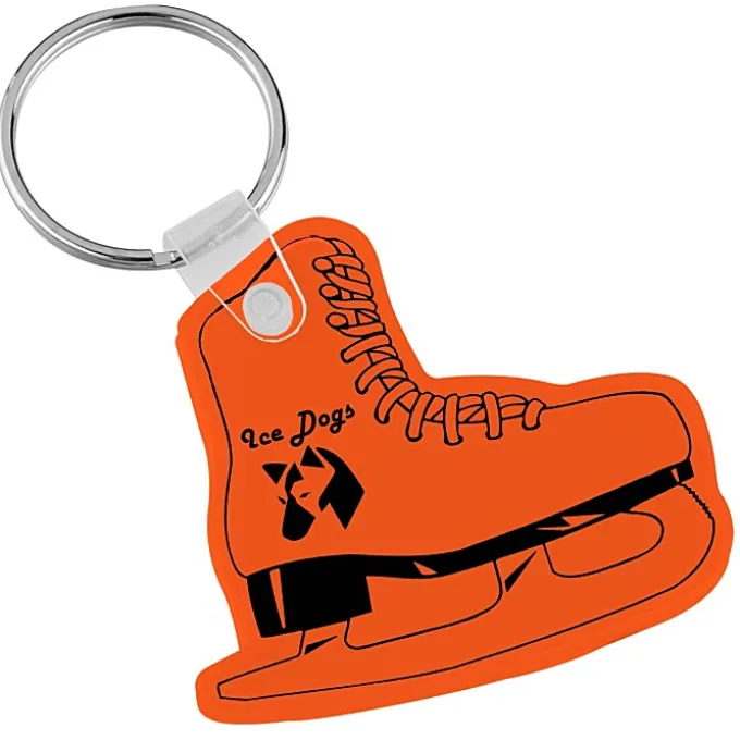 Figure Skate Soft Keychain - Translucent