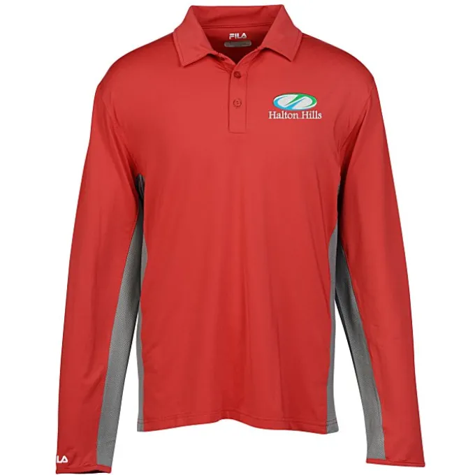 FILA Bedford Long Sleeve Polo - Men's