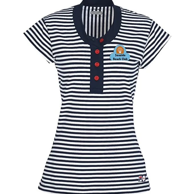 FILA Marseille Striped Shirt - Ladies'