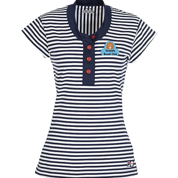 FILA Marseille Striped Shirt - Ladies'